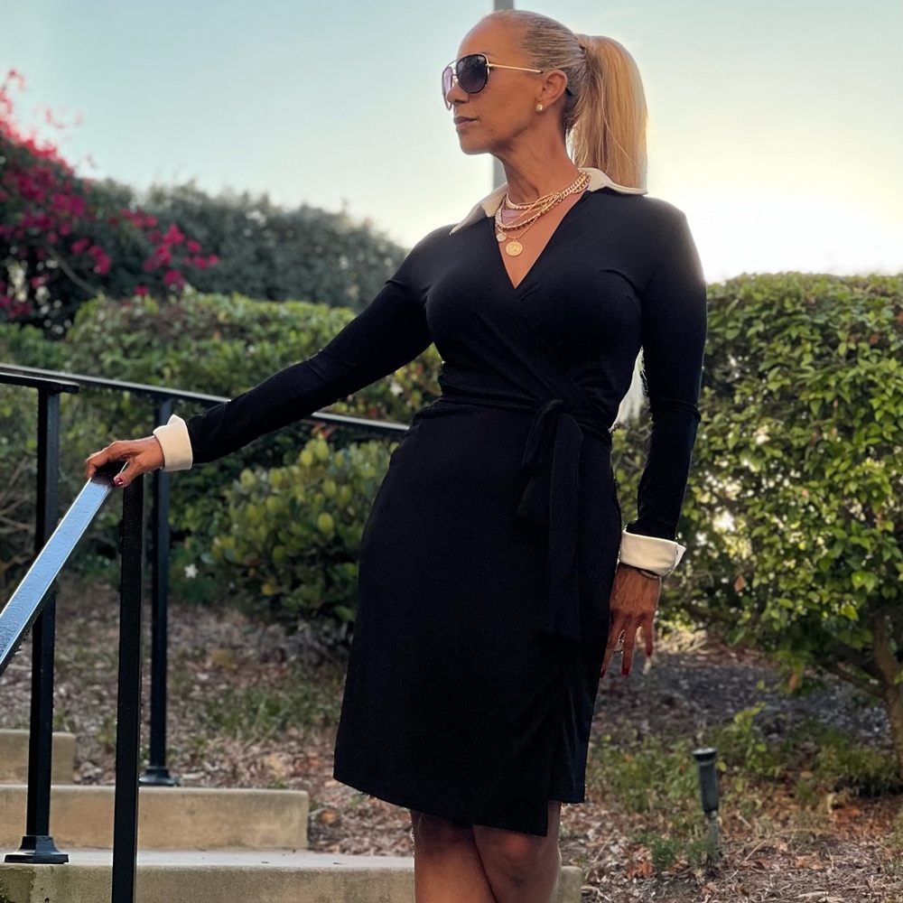 Faux Wrap Dress